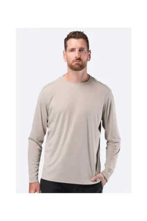 Zhik UV Active Tech Top T-shirt à manches longues pour homme gris pierre, taille M Seulement Aujourd’hui