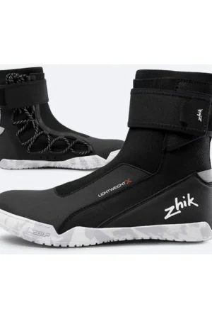 Zhik Lightweight High Cut X Boot chaussures de voile unisexes noires, taille 42 Dernière Chance