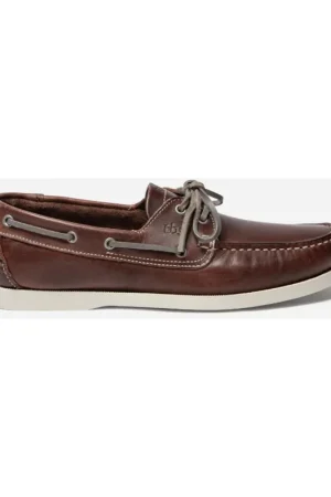 Nouveauté TBS Phenis chaussure bateau homme acajou brun, taille 46