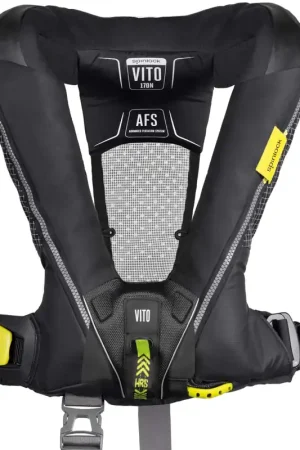 Spinlock Deckvest Vito AFS Gilet de sauvetage automatique 170N, noir Populaire