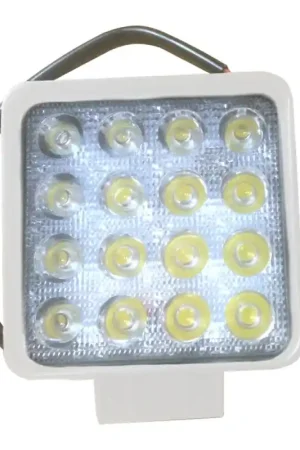 Bon Plan Projecteur étanche à LED - carré - 16 x 3 W