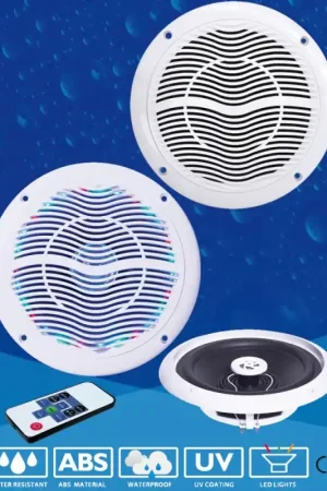 Haut parleur POP - la paire - 80 W - blanc Offre Limitée