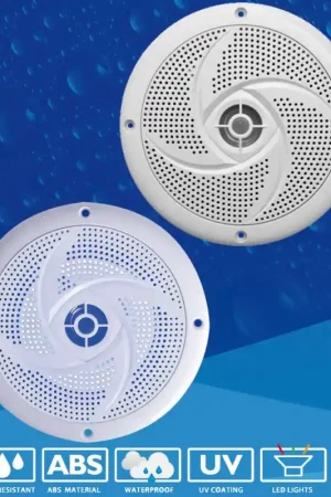 Haut parleur JAZZ - la paire - 60 W - blanc Authentique