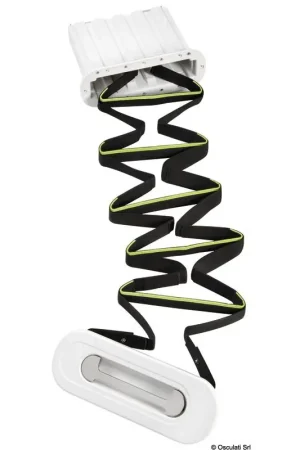 Echelle de secours à encastrer 7 marches ISO 15085 - ABYC H-41 - Certifié