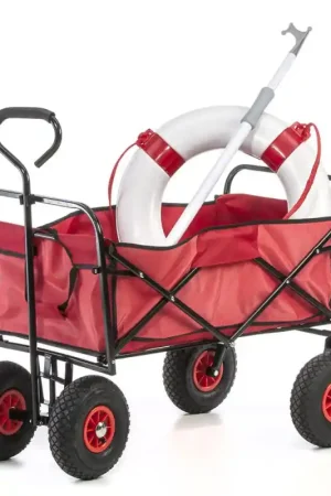 Chariot pliant en acier - 4 roues Certifié